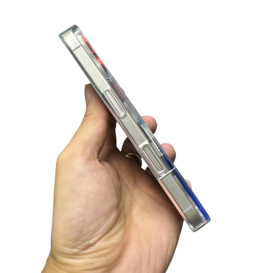 Anime-themed Lufyy's "Thousand Sunny" and the Straw Hat Liquid Flow Anti-Collision Mobile Phone Case (11-17 Pro Max)