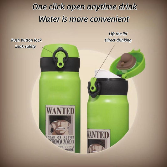 Luffy / Zoro / Chopper One Piece Bottle Vacuum Stainless Steel Insulated Cup