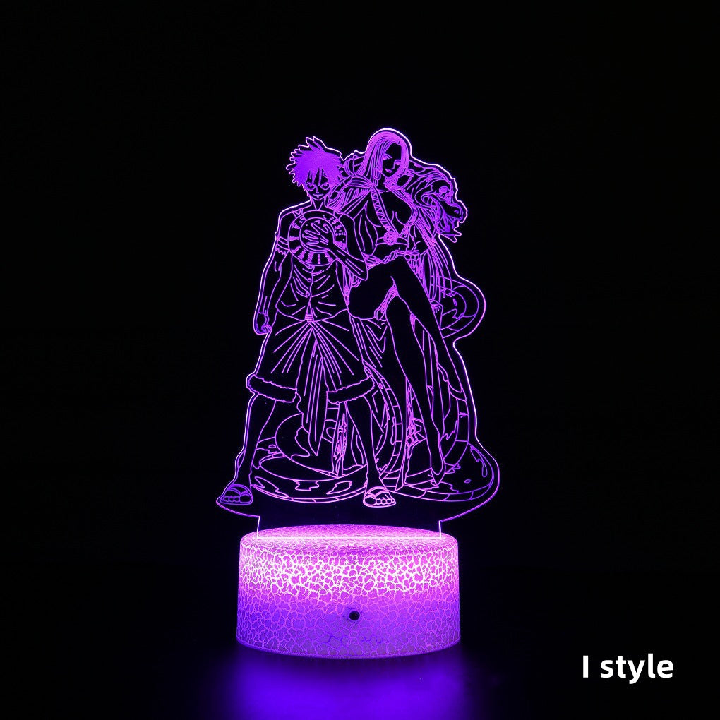 Luffy / Zoro / Sanji Acrylic Panel Character Night Lights