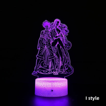 Luffy / Zoro / Sanji Acrylic Panel Character Night Lights