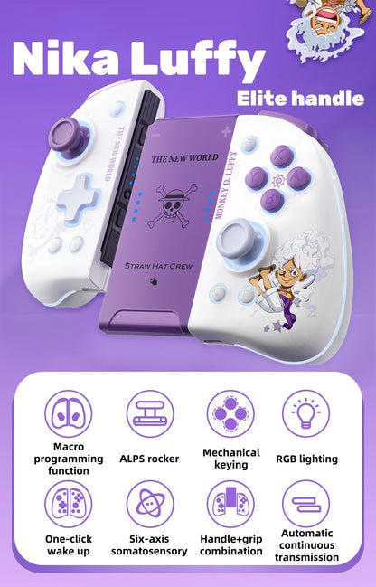 Nika Luffy Gamepad With Adjustable Lights Wireless Bluetooth Gaming Controller