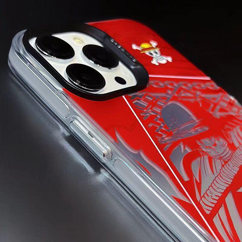 Luffy / Zoro iPhone Exquisite Trend Silicone Anti-Collision One Piece Phone Case