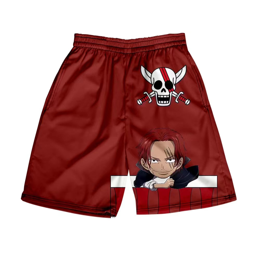 Luffy / Zoro / Sanji / Chopper Summer Shorts One Piece Printed Pants