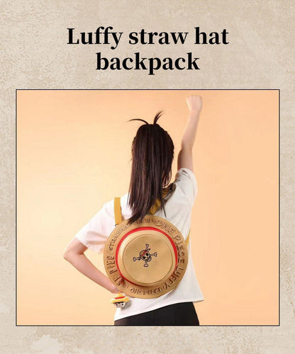 Luffy Straw Hat Shape Backpack One Piece Side Bag | Carrying Adventure Dreams