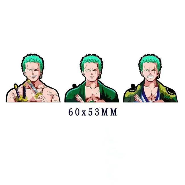 Luffy / Zoro / Nami 3D Gradient Stickers