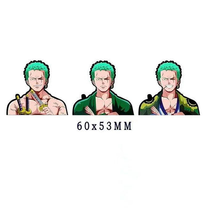 Luffy / Zoro / Nami 3D Gradient Stickers