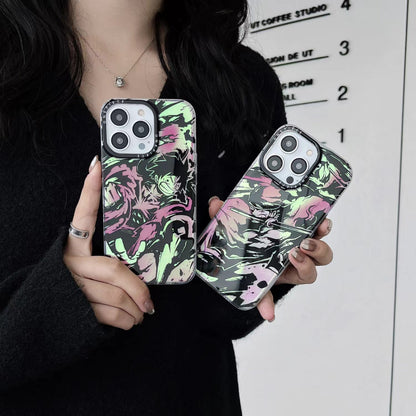 Luffy / Zoro iPhone Exquisite Trend Silicone Anti-Collision Phone Case