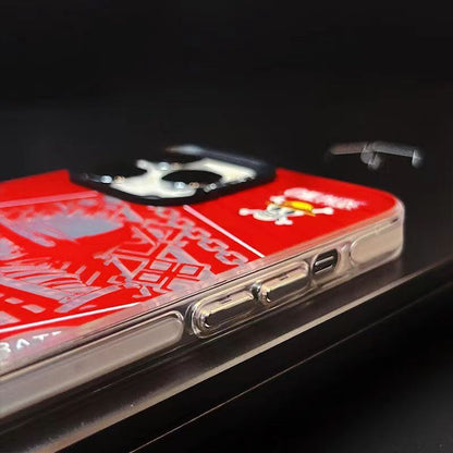 Luffy / Zoro iPhone Exquisite Trend Silicone Anti-Collision One Piece Phone Case