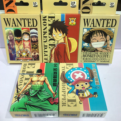 Luffy / Zoro / Chopper One piece Wanted Poster Playing Cards
