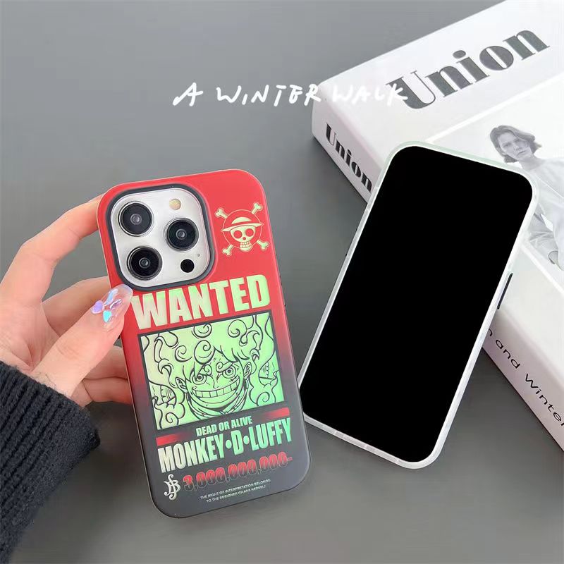 Luffy / Zoro iPhone Exquisite Trend Silicone Anti-collision Phone Case