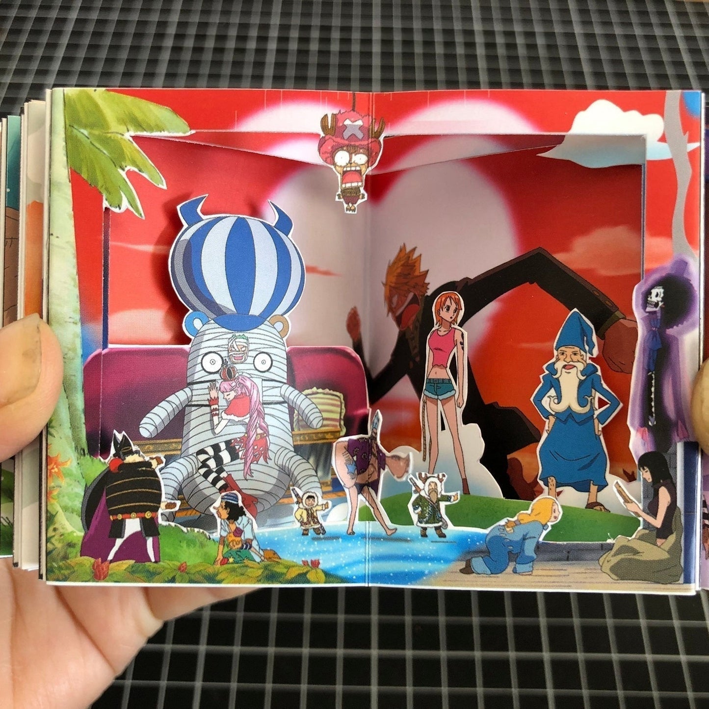 One Piece 3D Comic Books Luffy / Zoro / Chopper Three-Dimensional Story Books