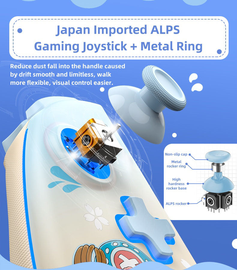 Luffy / Chopper Gamepad With Adjustable Lights wireless Bluetooth Left And Right Hand Controllers