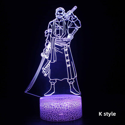 Luffy / Zoro / Sanji Acrylic Panel Character Night Lights