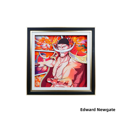 Luffy / Ace / Zoro One Piece Framed  3D Wall Art | Cartoon Drawing Handicraft