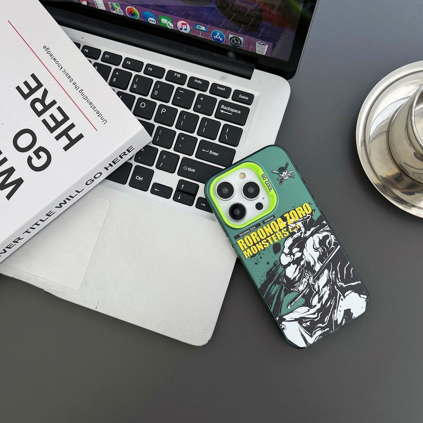 Luffy / Zoro iPhone Silicone Shock-Resistant Phone Case