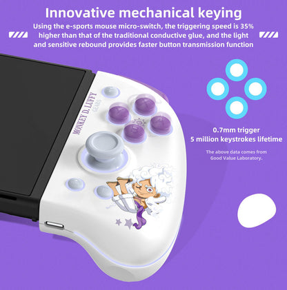 Nika Luffy Gamepad With Adjustable Lights Wireless Bluetooth Gaming Controller