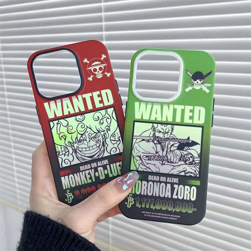 Luffy / Zoro iPhone Exquisite Trend Silicone Anti-collision Phone Case