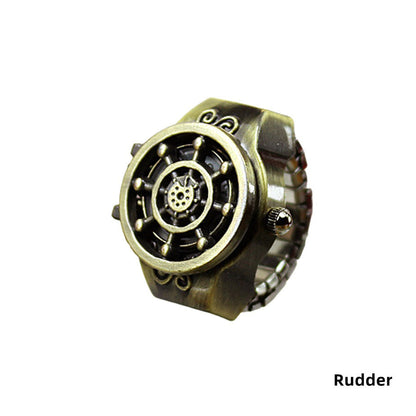 Luffy Ring Modelling Retro Fashion Creative Contracted Clamshell Ring Watches