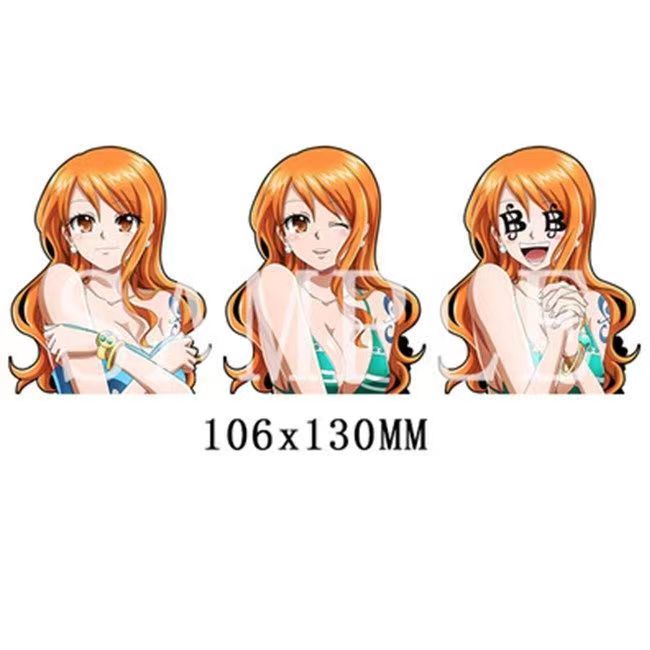 Luffy / Zoro / Nami 3D Gradient Stickers