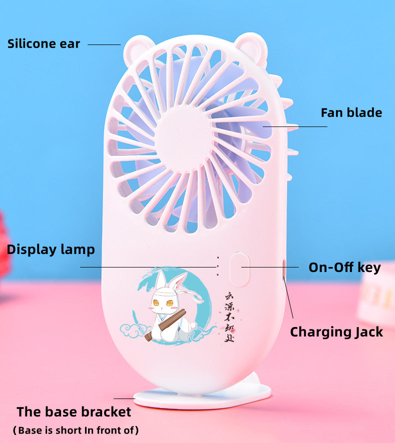 Luffy / Zoro / Chopper Character Modeling Cute Portable Mini Fan