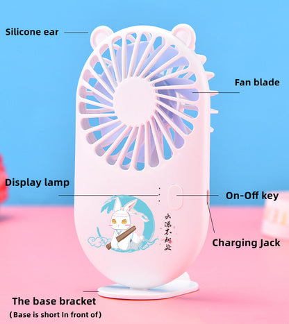 Luffy / Zoro / Chopper Character Modeling Cute Portable Mini Fan