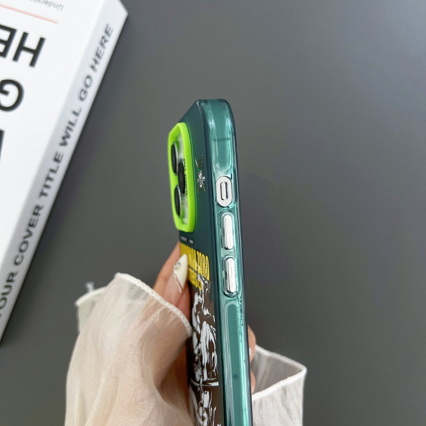 Luffy / Zoro iPhone Silicone Shock-Resistant Phone Case