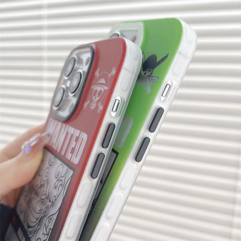 Luffy / Zoro iPhone Exquisite Trend Silicone Anti-collision Phone Case