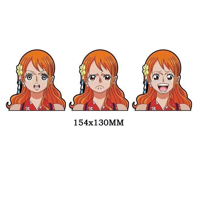 Luffy / Zoro / Nami 3D Gradient Stickers