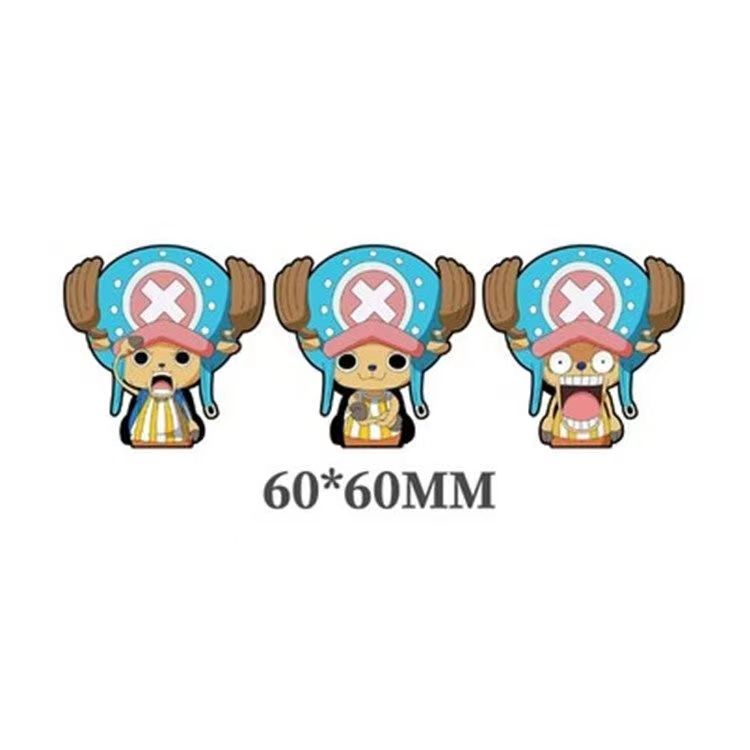 Luffy / Zoro / Nami 3D Gradient Stickers