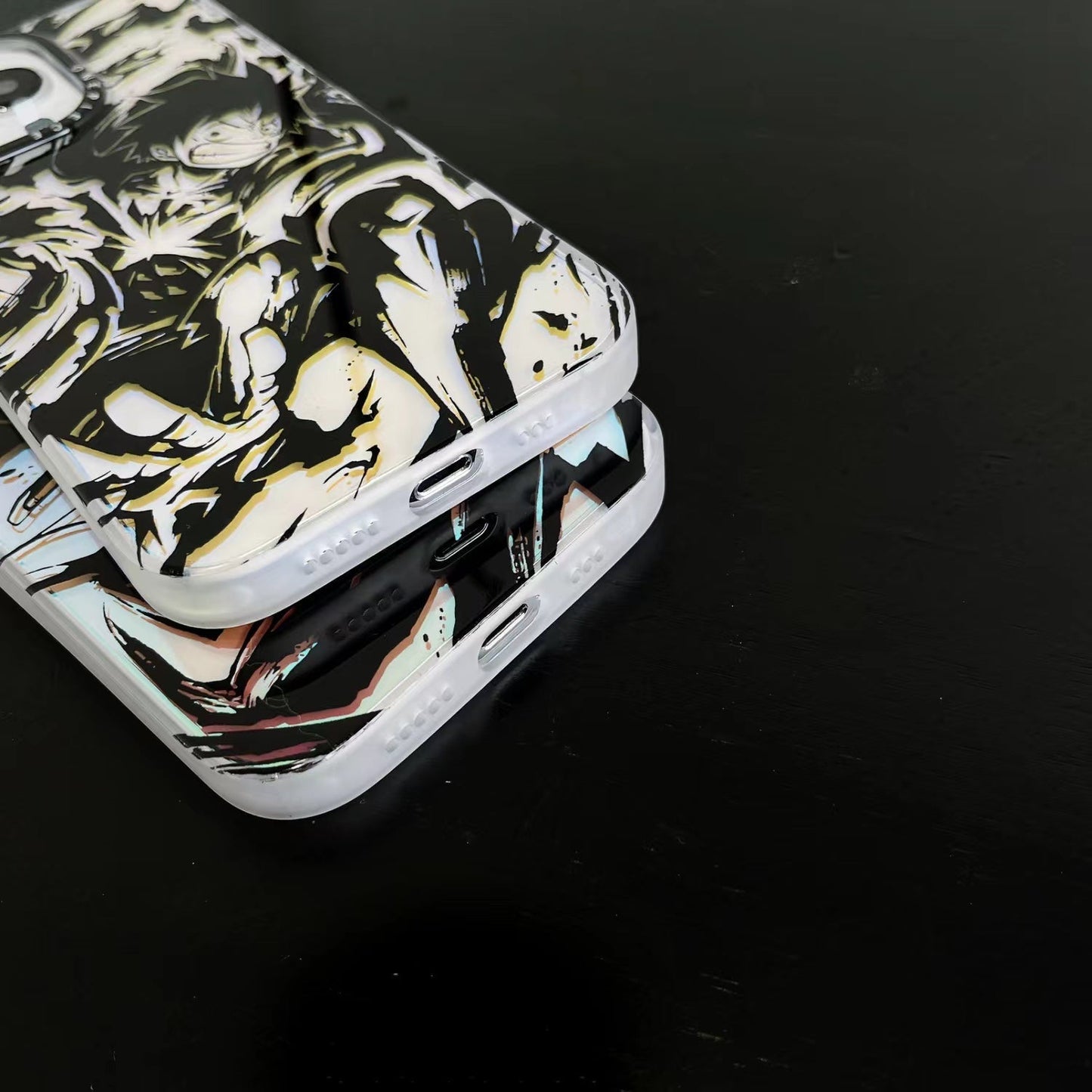Luffy / Zoro iPhone Exquisite Trend Silicone Anti-Collision Phone Case