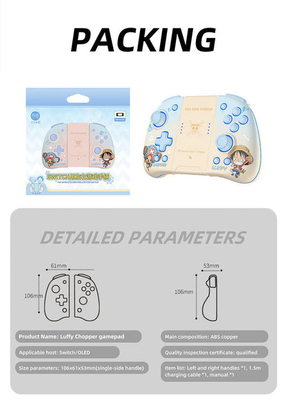 Luffy / Chopper Gamepad With Adjustable Lights wireless Bluetooth Left And Right Hand Controllers