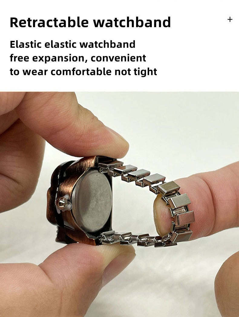 Luffy Ring Modelling Retro Fashion Creative Contracted Clamshell Ring Watches