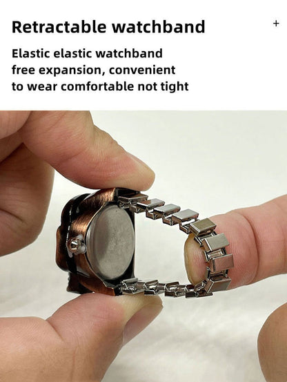 Luffy Ring Modelling Retro Fashion Creative Contracted Clamshell Ring Watches