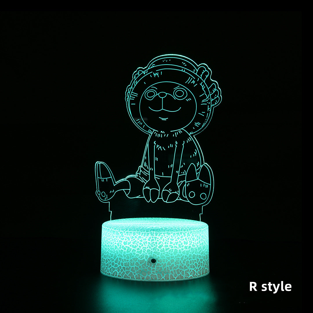 Luffy / Zoro / Sanji Acrylic Panel Character Night Lights