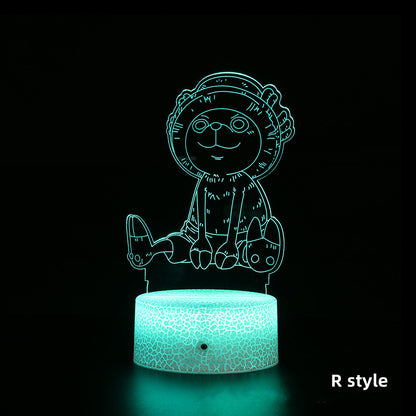 Luffy / Zoro / Sanji Acrylic Panel Character Night Lights