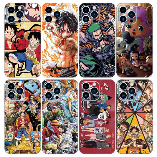 Luffy / Ace / Zoro iPhone Back Cover One Piece Case Sticker