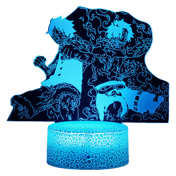 Luffy / Zoro / Sanji Acrylic Panel Character Night Lights