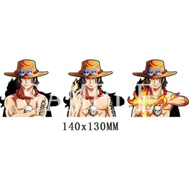 Luffy / Zoro / Nami 3D Gradient Stickers