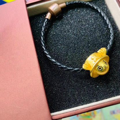 Luffy Gold Gum Gum Fruit & Other One Piece Gift Bracelet Beads