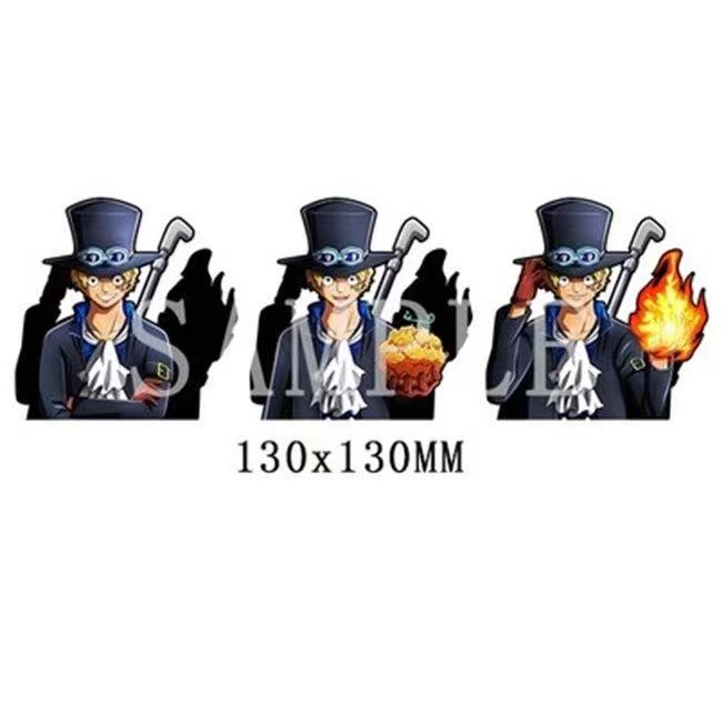 Luffy / Zoro / Nami 3D Gradient Stickers