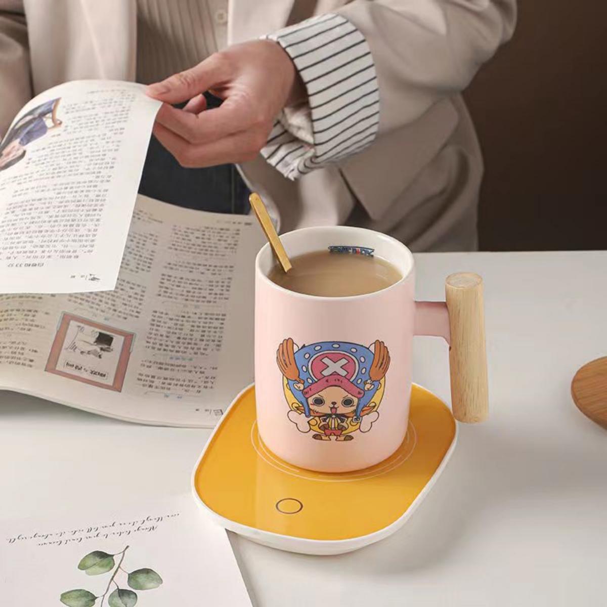 Luffy / Chopper / Zoro / Sanji Mug Gift Box Set Ceramic Mug With Lid Spoon