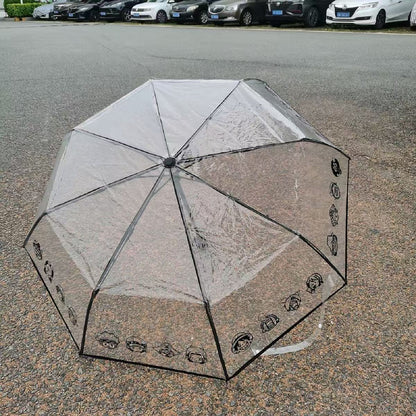 Luffy & Zoro Transparent Umbrella – Carry Your Pirate Dream with Straw Hat Crew