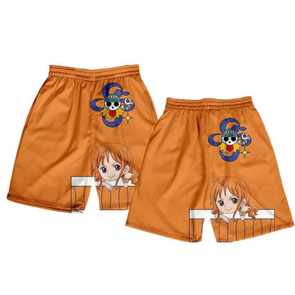 Luffy / Zoro / Sanji / Chopper Summer Shorts One Piece Printed Pants