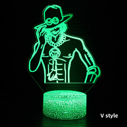 Luffy / Zoro / Sanji Acrylic Panel Character Night Lights