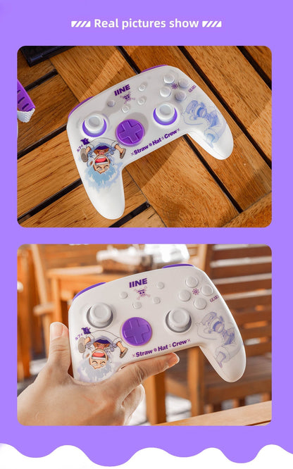 Nika Luffy Gamepad With Adjustable Lights Wireless Bluetooth Gaming Controller