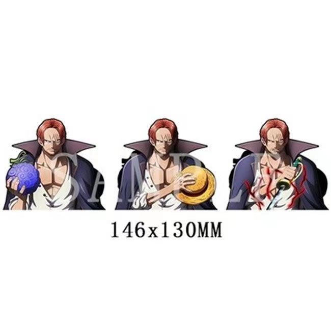 Luffy / Zoro / Nami 3D Gradient Stickers