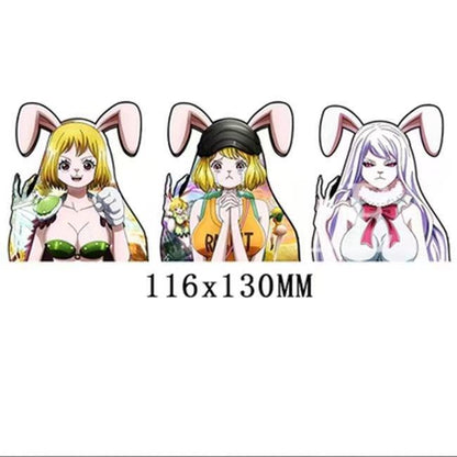 Luffy / Zoro / Nami 3D Gradient Stickers