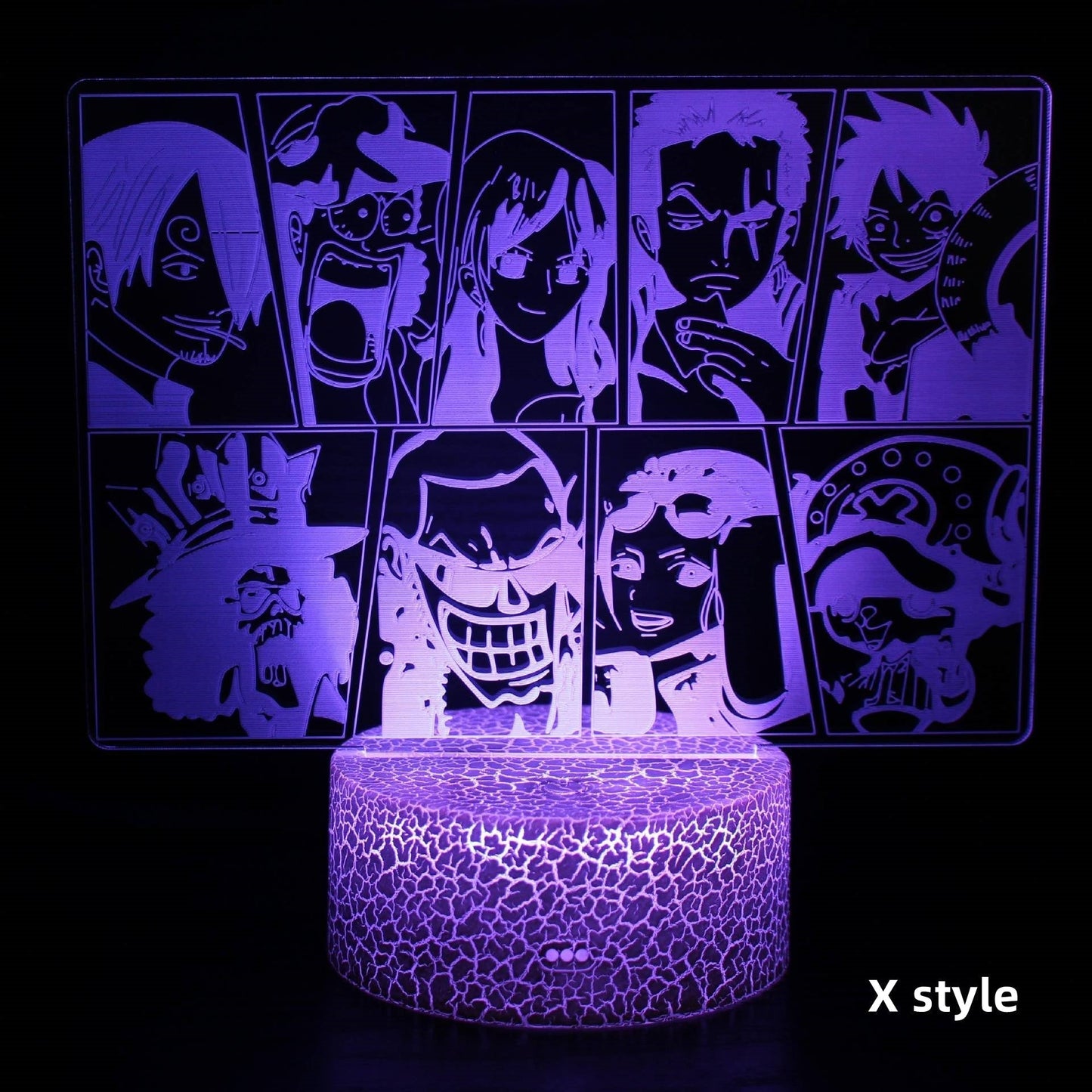 Luffy / Zoro / Sanji Acrylic Panel Character Night Lights
