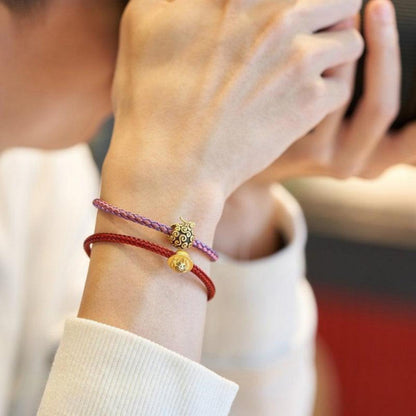 Luffy Gold Gum Gum Fruit & Other One Piece Gift Bracelet Beads