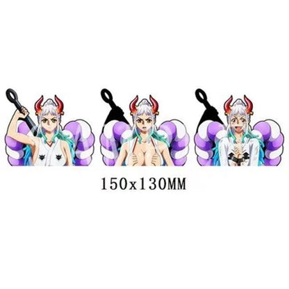 Luffy / Zoro / Nami 3D Gradient Stickers